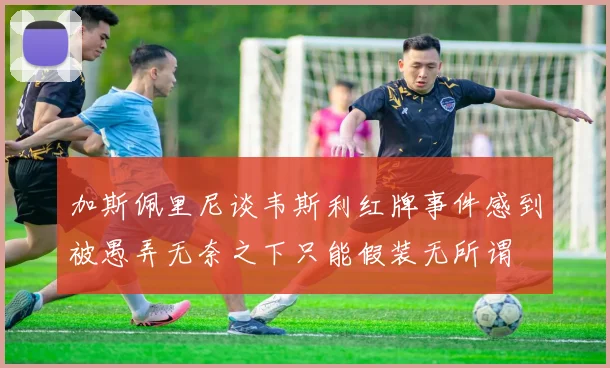 加斯佩里尼谈韦斯利红牌事件感到被愚弄无奈之下只能假装无所谓